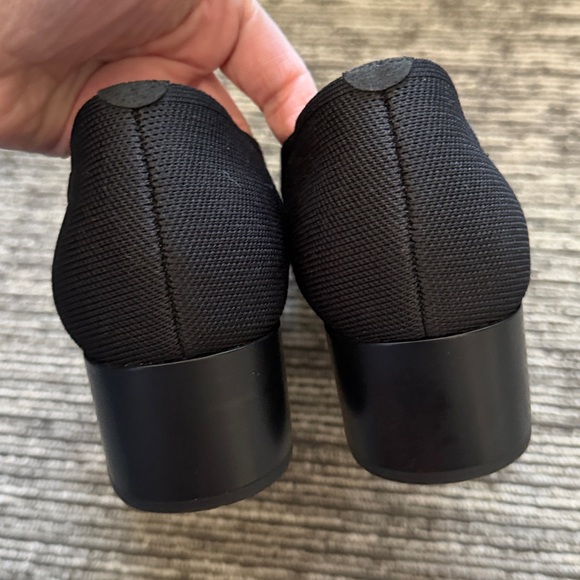 Vivaia Megan Square Toe Stress Free Chunky Heels Size 40 Black - Picture 4 of 7